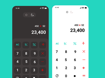 Calculator 1 app calculator designing icon illustraion minimal ui ux