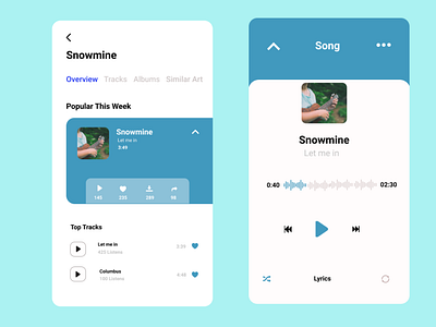 Music  Player Design