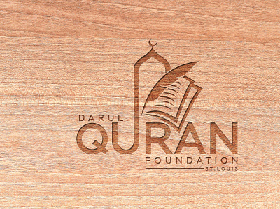 DAR UL QURAN FOUNDATION design graphic design logo