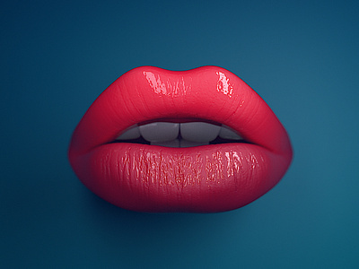 LIP 00002 art c4d design illustration lips photoshop redshift