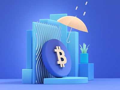 Bitcoin 3d 3dart 3ddesign 3dmodeling app arnold art brandingdesign c4d cinema4d icon illustration logo render ui uidesign vector web