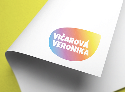 Logo | Veronika Vicarova children education gradient logo logodesign multidisciplinary nursery preschool teacher