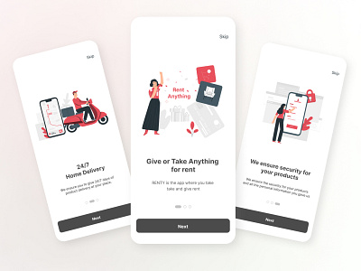 Rental App- Onboarding Screen