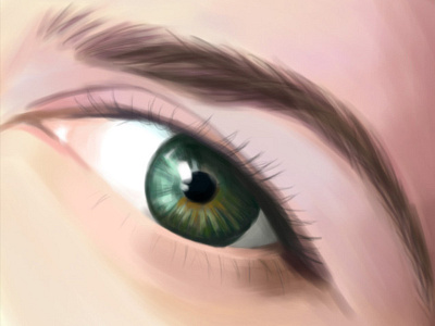 eye digital eye face image painting picture sketch