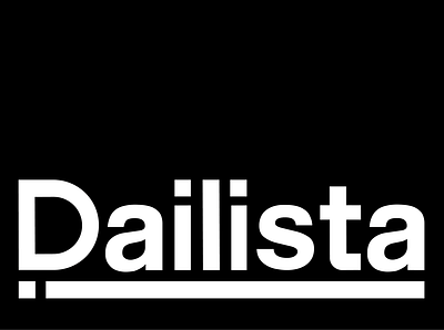 Dailista classic company construction corporate logo strong type