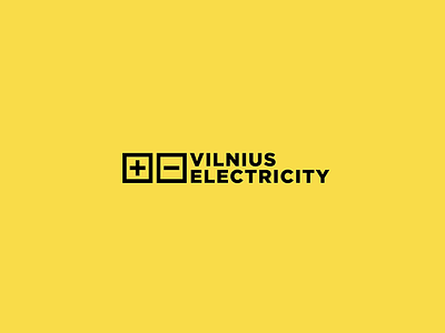 Vilnius Electricity brand branding electric electricity electronic logo minus. music plus rave vilnius
