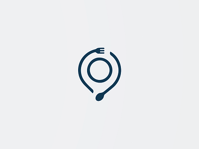 Lekste.lt andstudio food fork logotype mark plate service smart spoon symbol