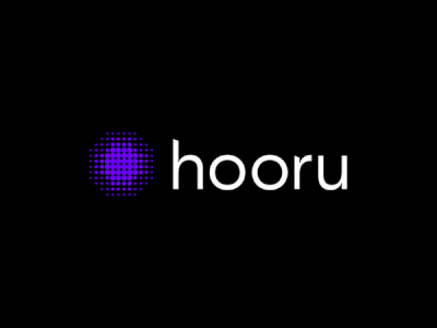 Hooru brand branding circle dots ico logo mark minimal security tech trust