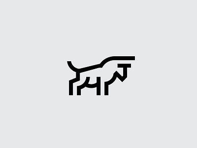 Bull bull icon law logo logo animal mark minimal outline solid update