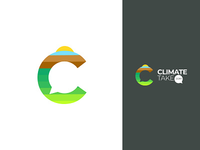 Climate Take Blog climate creative design globalwarming graphic design logo design logodesign pakistan pollution renewable energy
