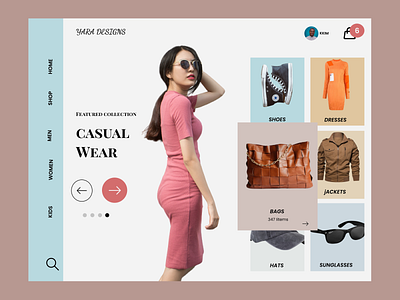 Ecommerce Fashion Store design ecommerce ecommerce design ui ux web