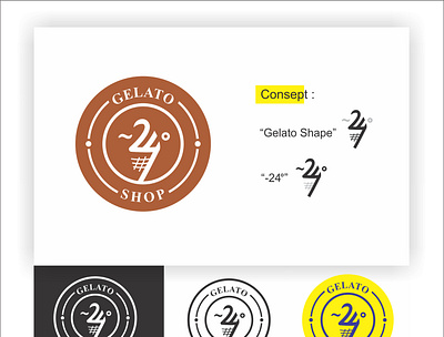 Gelato Logo app branding design icon illustration logo typography vector