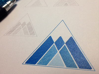 Corporate Icons branding clean design handdrawn icon icons sketch triangle