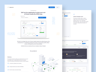 Self service application to plan your out-of-home media