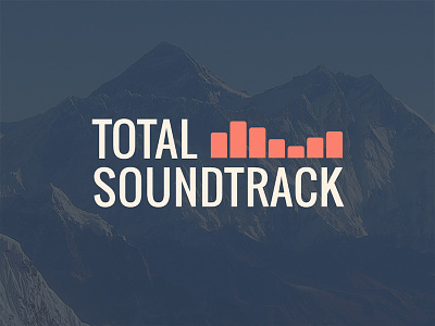 Total Soundtrack blue branding logo mountains music orange