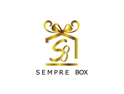 Gift box Logo design illustration logo