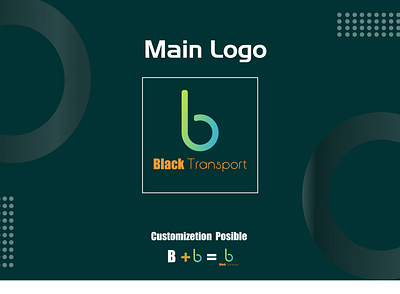 Black Trasnport graphic design logo motion graphics