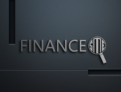 SME FINANCE banner design icon illustration logo minimal vector