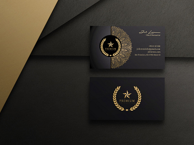Luxury Business Card Design 1 banner biss branding card design illustration logo minimal typography vector