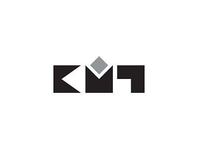 Kit black lettermark letters logo product simple square symbol technology vector word
