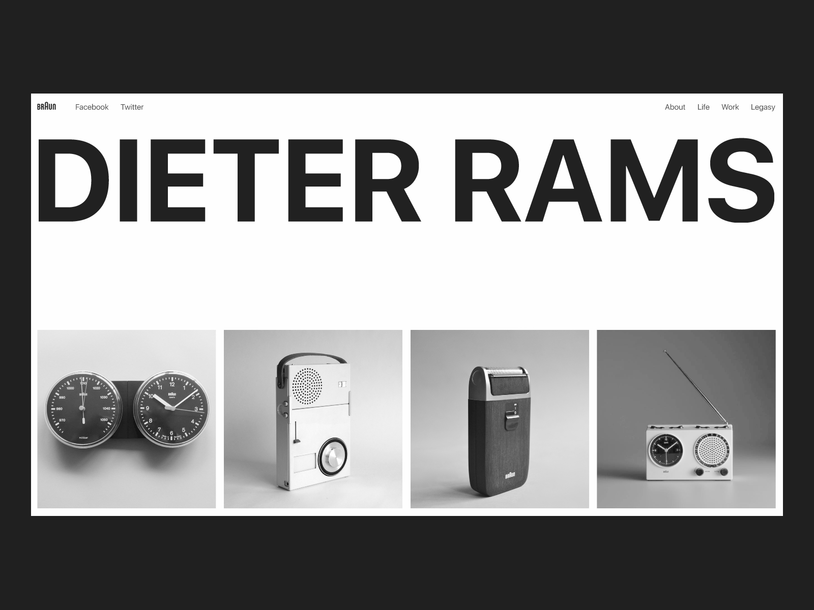 Dieter Rams animation design designer dieter rams famous people typography ui