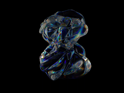 Breathing Dispersion animated animation animation design c4d cinema 4d cinema4d dispersion distorted fashion glass glitch loop motion motion designer motion graphics octane octane render orb