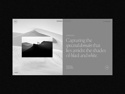 B/W Photography Layout Explorations bw clean fashion interface minimal minimalism photography portfolio serif typography ui ux web web design website