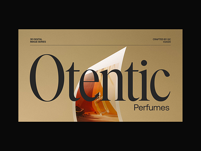 Otentic Perfumes 3d 3d art 3d renders animation c4d cinema4d interface motion design motion graphics octane octane render perfume renders web design website