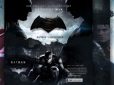 Batman vs Superman Concept by Nathan Riley for Unseen Studio® on Dribbble