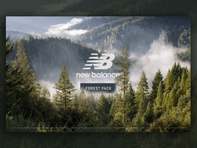 New Balance Forest Pack Interaction / Day 29 animation branding interaction interface trainers ui ux web web design website