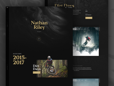 2017 Portfolio Pages brand clean dark experimental folio marble portfolio ui ux web web design website