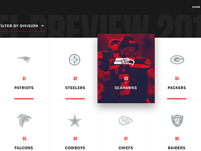 ESPN NFL Preview Screens  Espn, Nfl, Sports design inspiration