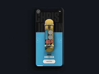 BATB 11 Mobile Concept after effects animation branding cinema4d clean design interaction interface landing page octane skateboard skateboarding ui ux web web design website