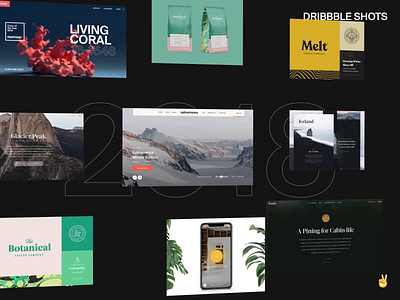 Top 9 – 2018 2018 after effects brand branding cinema4d dribbble interaction interface landing page logo minimal photography top 9 travel typography ui ux web web design website