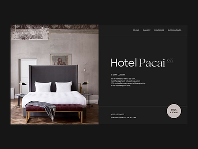 Hotel Pacai Room Selection after effects animated animation animator branding clean interaction interaction design interface menu navigation ui ui animation ui design ui designer ux ux design web web design website