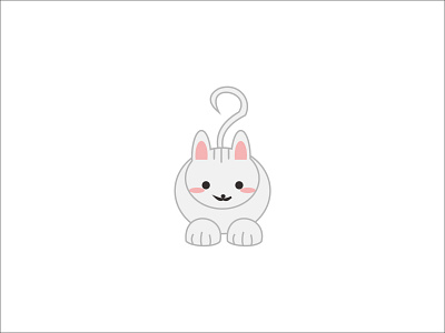 cute cat cat charactercat cutecat flatdesign graphic design illustration