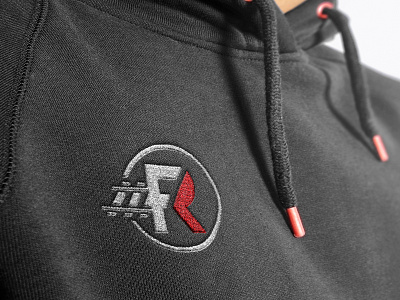FRRS Hoodie apparel graphic design hoodie logo design railroad railroad logo