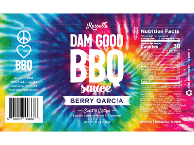 Russell's Dam Good BBQ Sauce - Berry Garcia