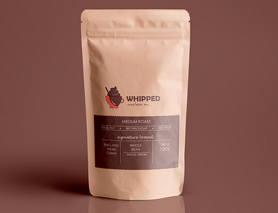 COFFEE POUCH 3d app branding coffee design icon illustraion logo mockup packaging ui ux vector
