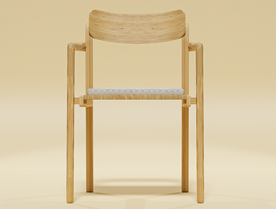 POST CHAIR 3d app blender branding chair design furniture illustraion illustration interior logo minimal ui vector wood
