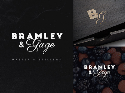 Logo Exploration - Bramley & Gage alcohol brand branding business identity logo mark packaging promotion typography