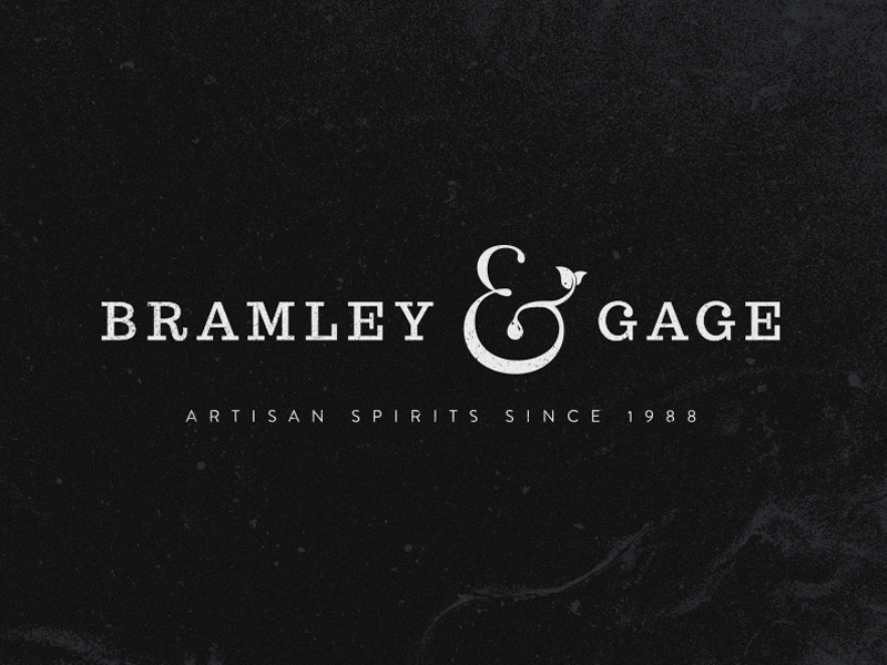 Logo Exploration - Bramley & Gage ampersand badge brand branding identity logo mark mockup packaging promotion stamp typography