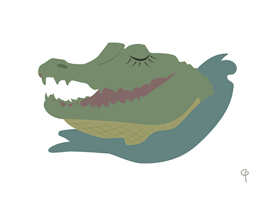 Alligator - Jacaré adobe illustrator alligator amarelo amazon amazon florest amazonia animal animal selvagem brasil brazilian animals brazilian illustrator green illustration jacaré verde wild animal yellow