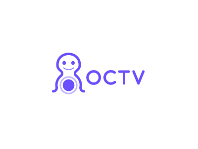 OCTV Video Streaming logo design brand identity branding design logocreation logoinspiration logoprocess minimal streaminglogo videostraming
