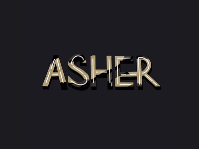 Lettering: Asher