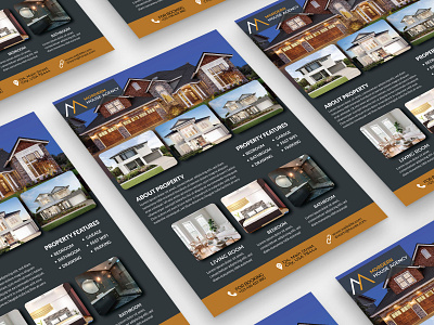 Modern Real Estate Flyer Design brand design brand identity brochure brochure design design flyer flyer design graphics design real estate real estate flyer