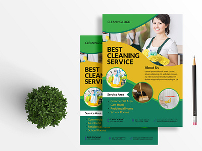 Cleaning Service Flyer Design