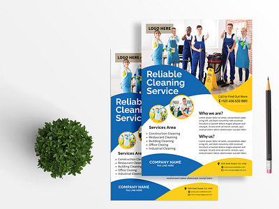 Cleaning Service Flyer Design