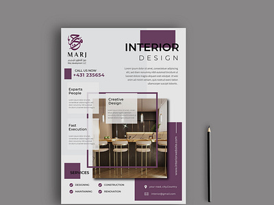 Interior Design Flyer Design