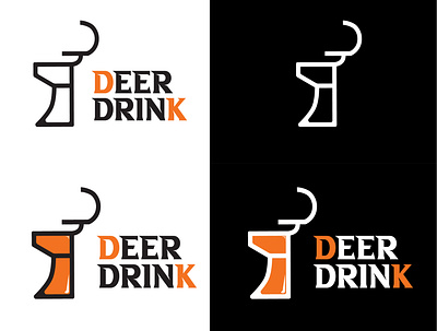 DEER DRINK ENERGY DRINK bavarage logo brand design deer logo drink logo graphics design logo logo design